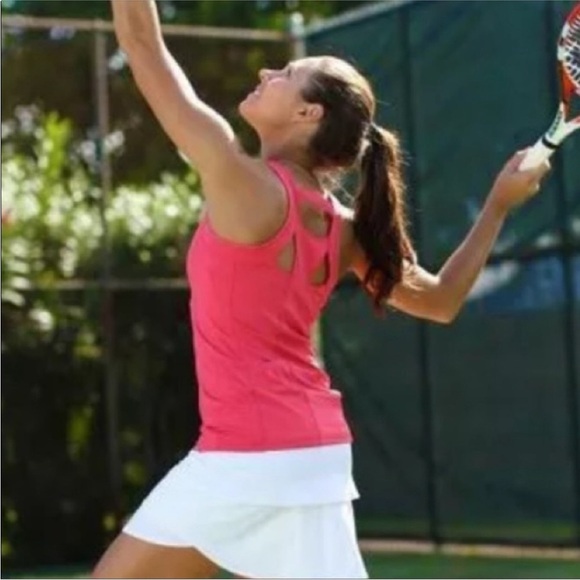 Athleta Coral Built-In Bra Racerback Tank Top - XL - Picture 4 of 15